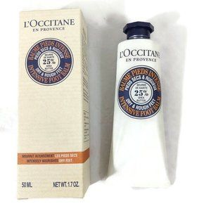 L'Occitane 25% Shea Butter Intensive Foot Balm for Dry Feet 1.7oz NIB